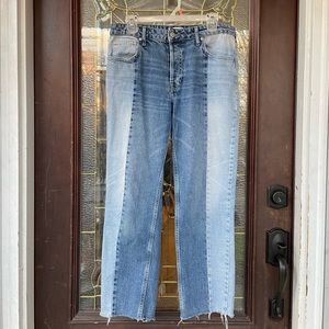 Urban Outfitters BDG High-Rise Straight + Narrow Two-Tone Jessye Denim Jean